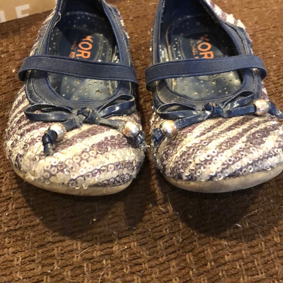 Michael Kors Lil Cora 2 Zebra Ballet Flats Sz 11 - Picture 3 of 5